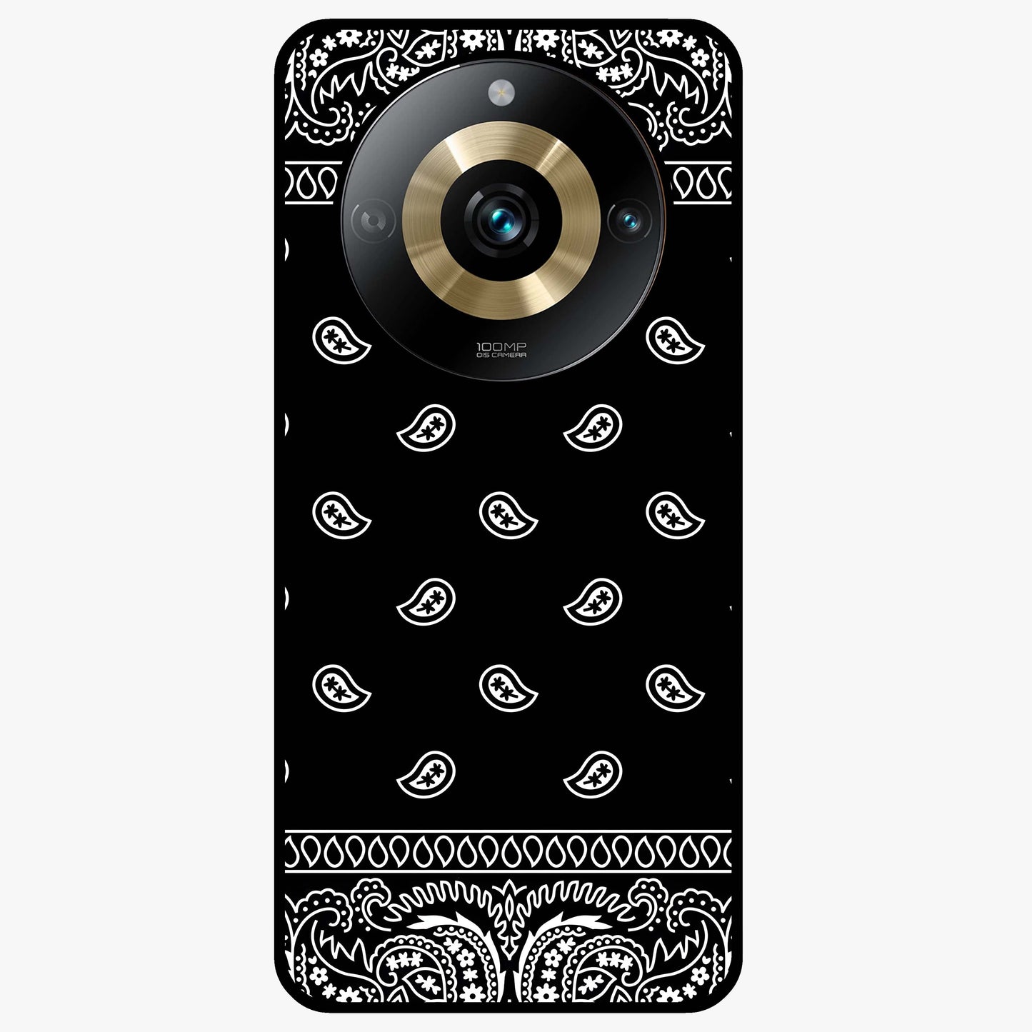 Retro Rebel Threads Glass Case showing flat back view with vintage street style artwork and glossy glass finish.