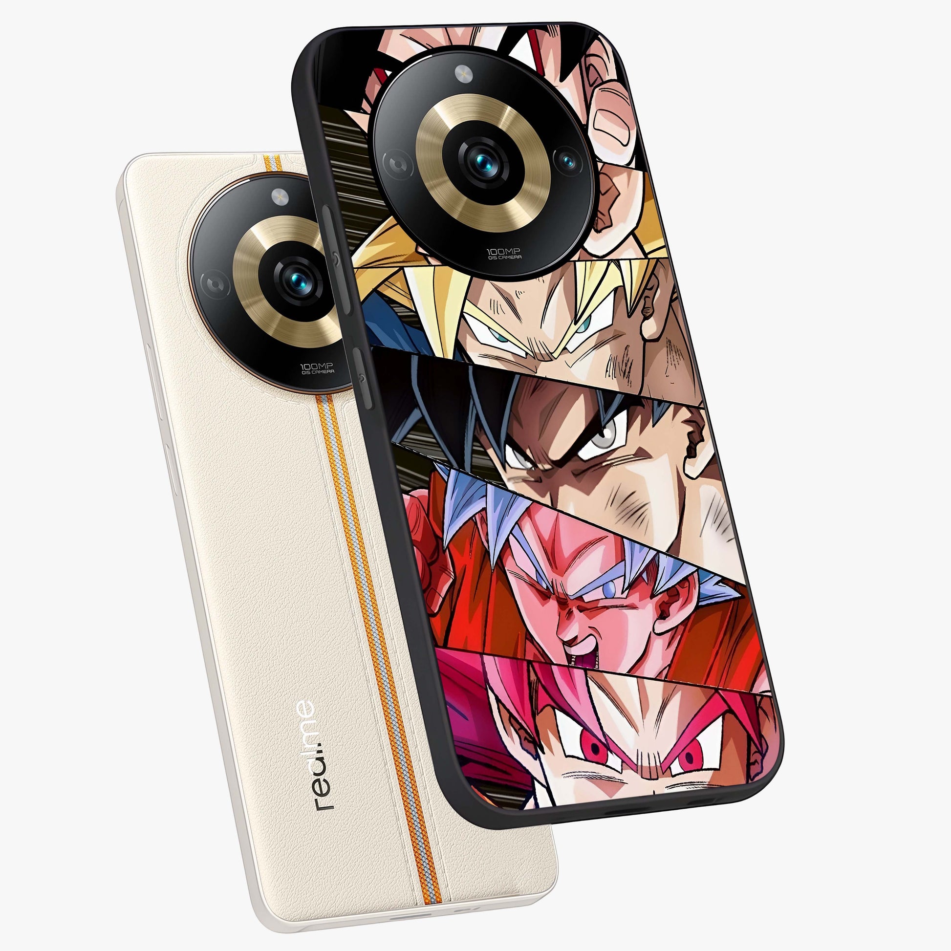 Anime Character Glass Case displayed in angled mockup highlighting colorful anime character illustration.
