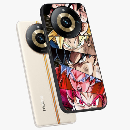 Anime Character Glass Case displayed in angled mockup highlighting colorful anime character illustration.