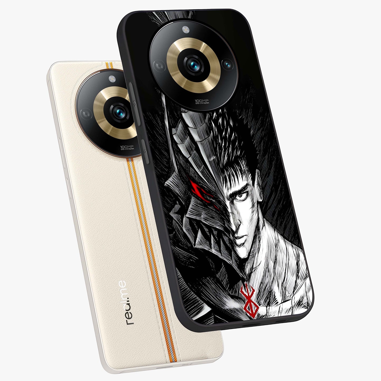 Berserker Blood Oath Glass Case displayed in angled mockup highlighting dark fantasy graphic design and powerful theme.