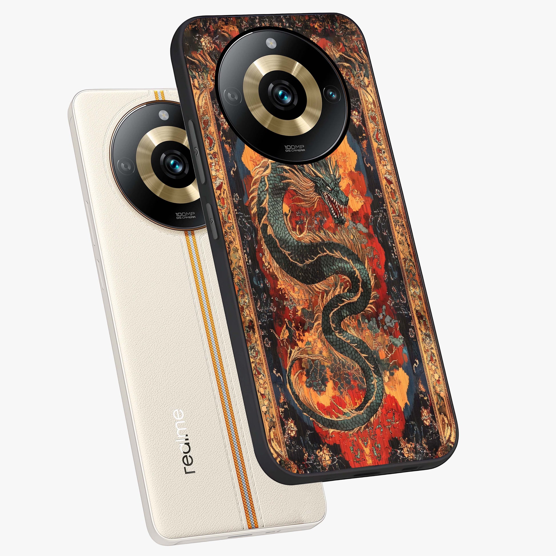 Inferno Dragon Soul Glass Case displayed in angled mockup highlighting powerful dragon illustration with inferno aesthetic.