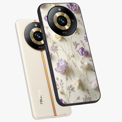 Lilac Breeze Harmony Glass Case displayed in angled mockup highlighting calm lilac breeze design with soothing aesthetic style.
