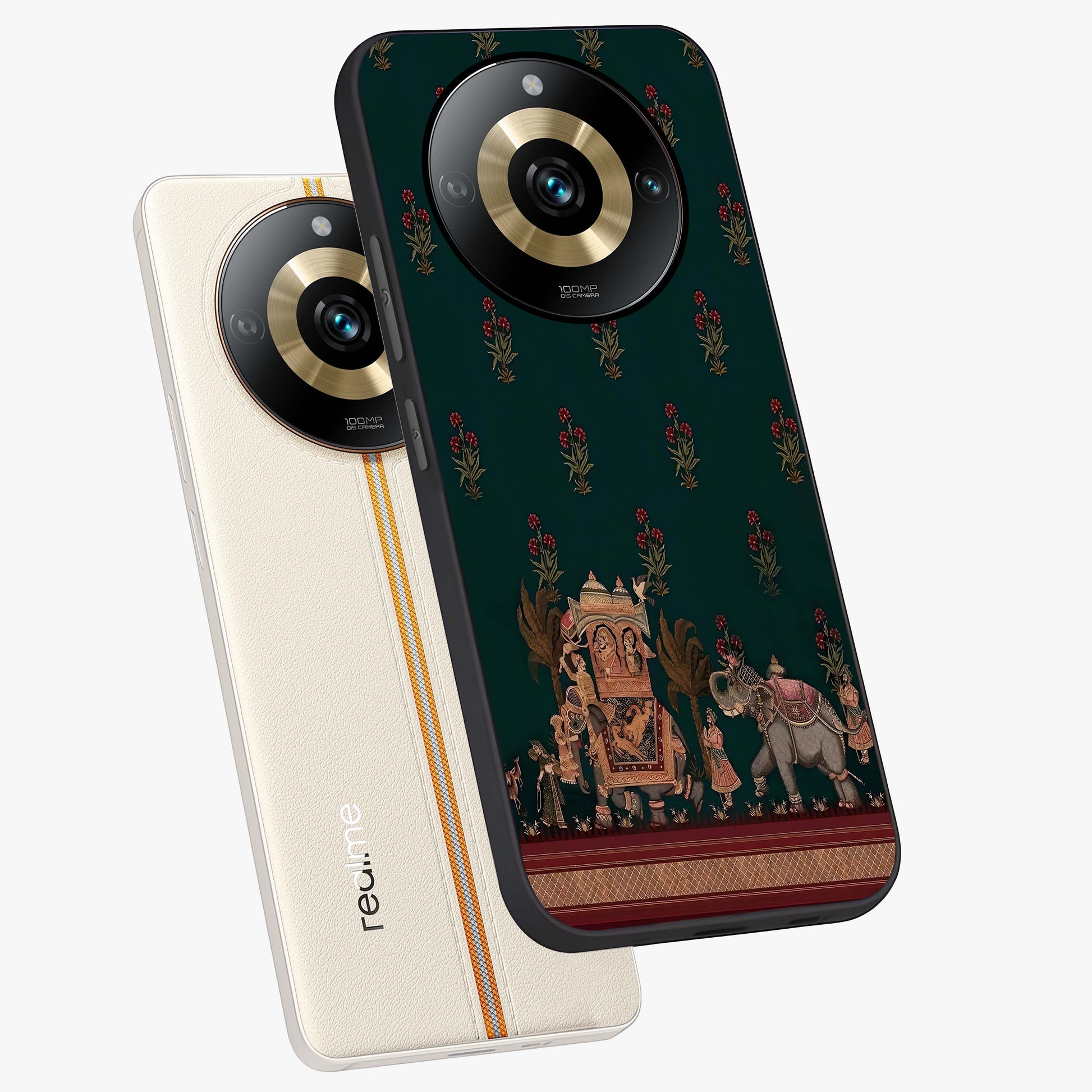 Macmerise Glass Case displayed in angled mockup highlighting trendy graphic design with sleek aesthetic style.