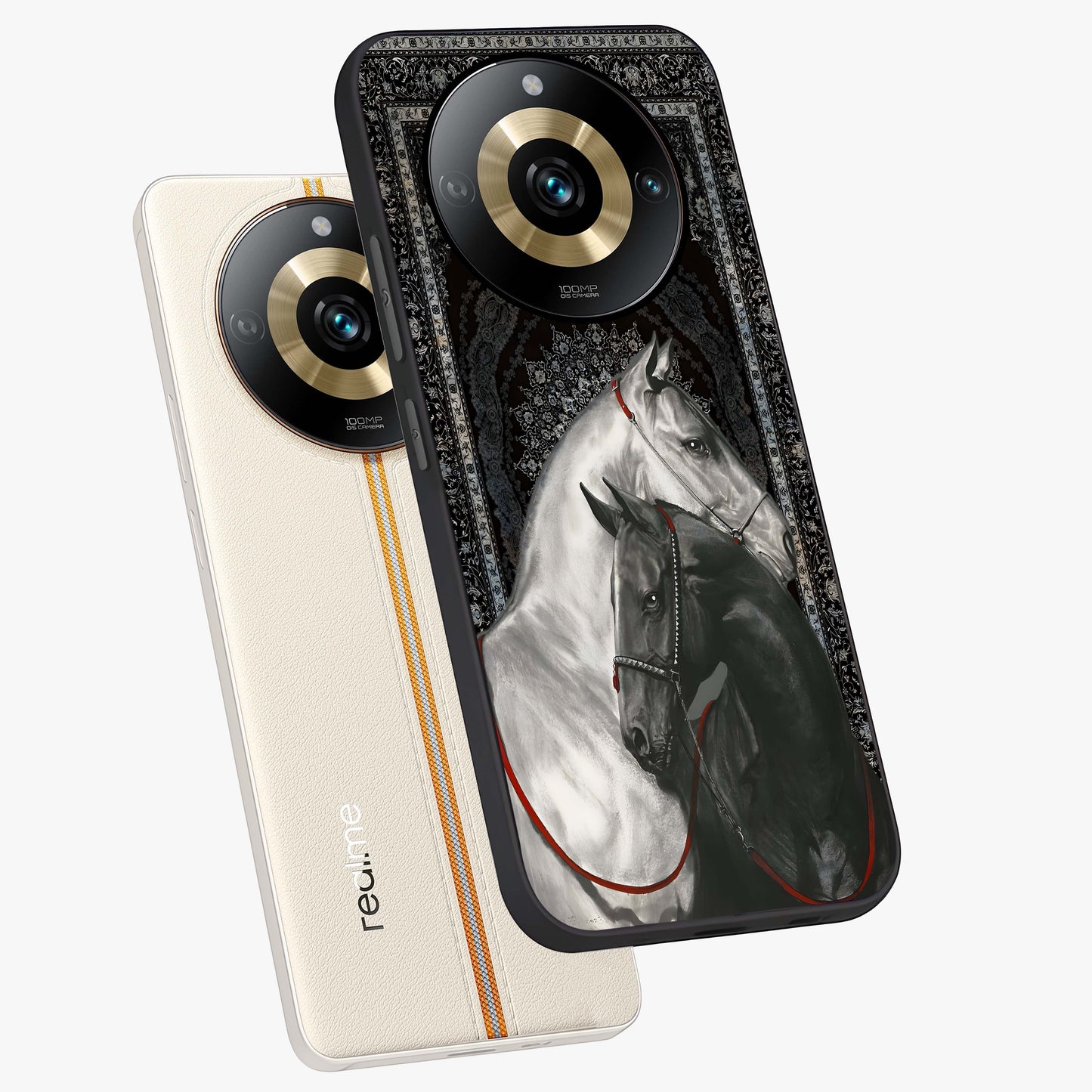 Majestic Ride Legacy Glass Case displayed in angled mockup highlighting sleek vehicle design with bold racing aesthetic.