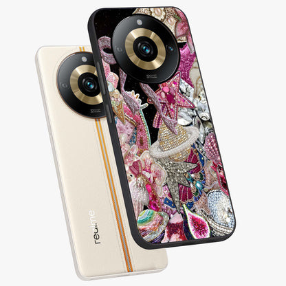 Starlit Jewel Dream Glass Case displayed in angled mockup highlighting glowing celestial jewel design with dreamy aesthetic.