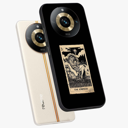 The Empress Glass Case displayed in angled mockup highlighting elegant royal design with majestic aesthetic style.
