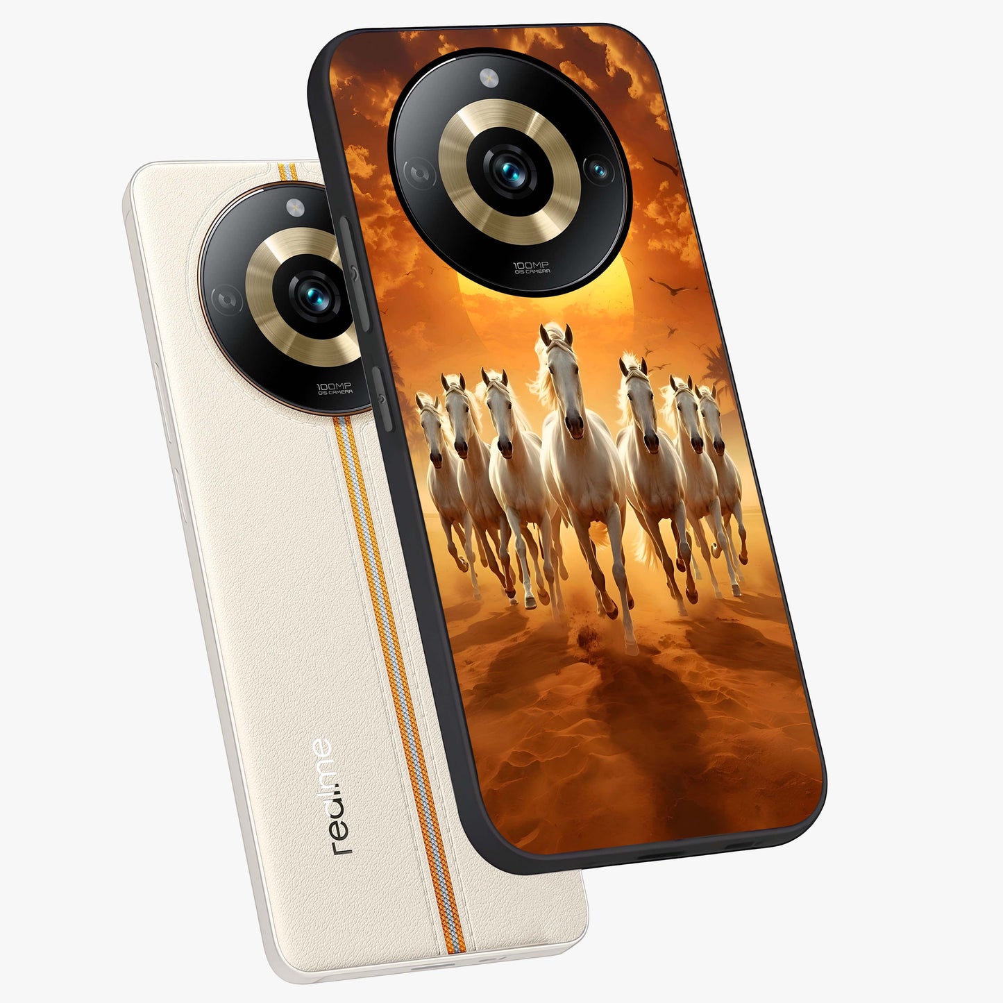 Wild Sunset Majesty Glass Case displayed in angled mockup highlighting vibrant sunset sky design with scenic aesthetic.