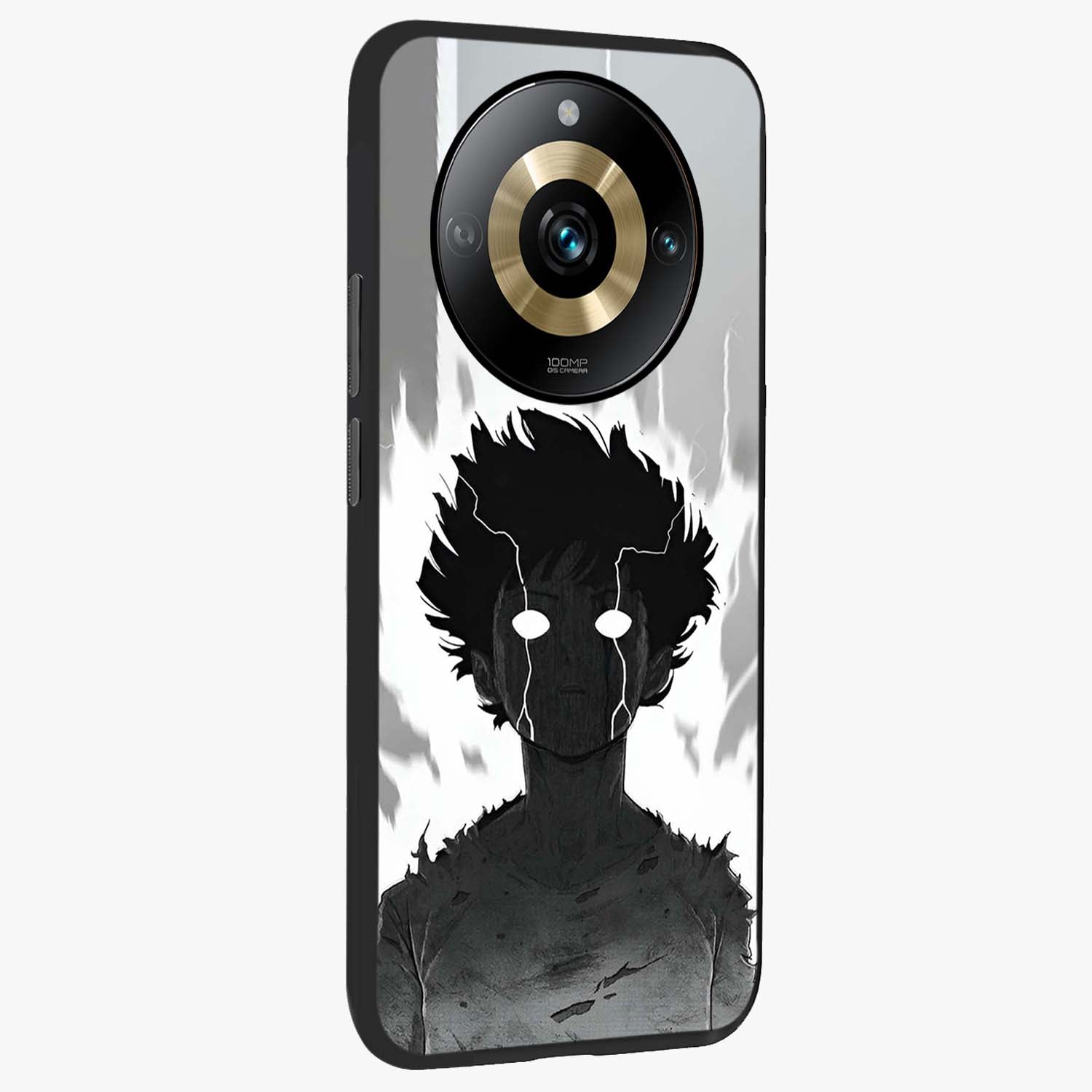 Awakened Inner Rage Glass Case upright view showcasing dramatic artwork with strong expressive aesthetic.