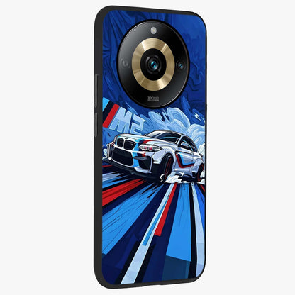 Drift Power Rush Glass Case upright view showcasing high speed racing artwork with bold automotive theme.
