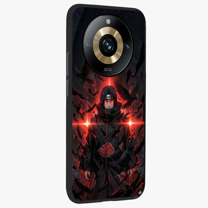 Focused Blade Discipline Glass Case upright view showcasing strong typography statement with sleek motivational theme.
