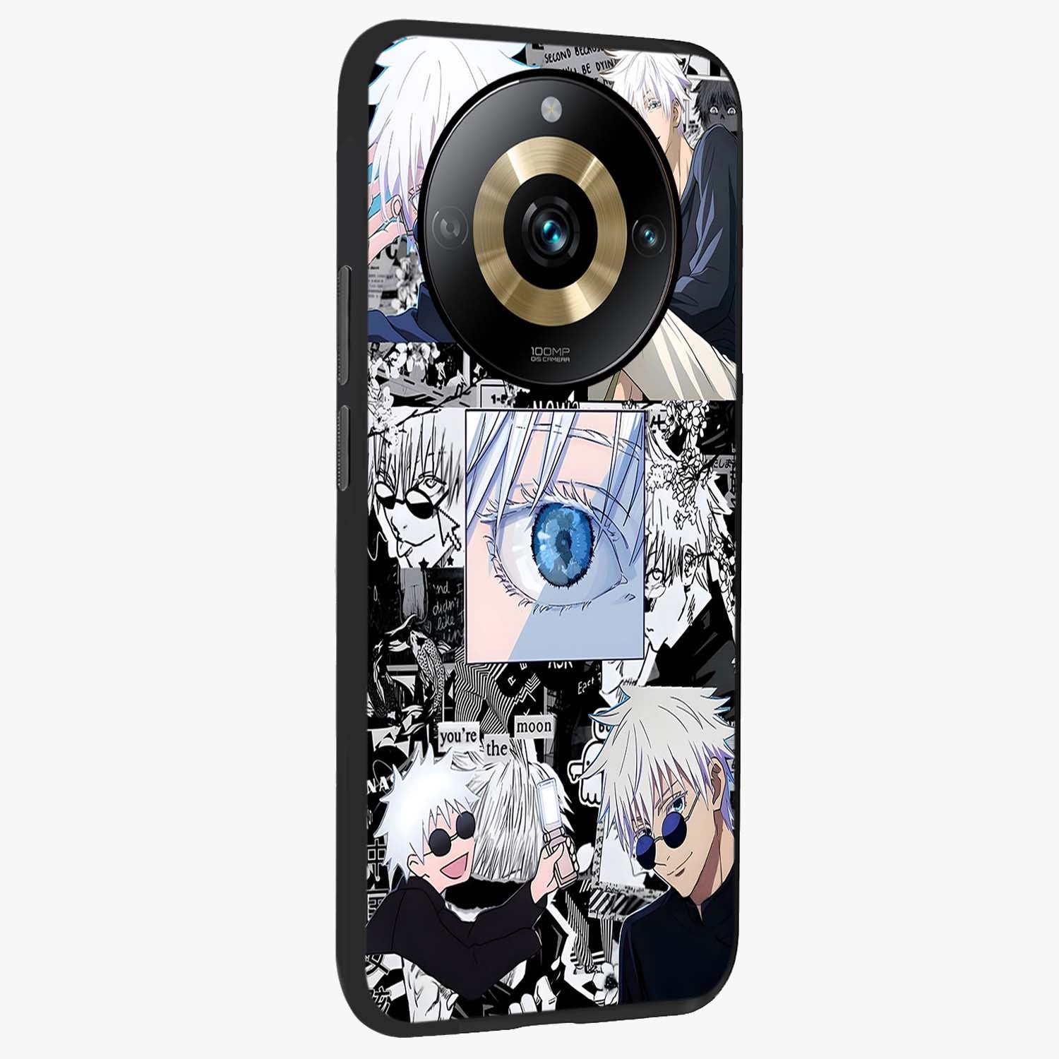 Infinity Sorcerer Chaos Glass Case upright view showcasing dramatic sorcerer artwork with chaotic mystical theme.