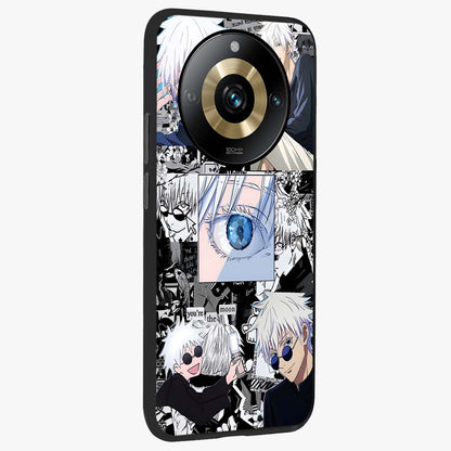 Infinity Sorcerer Chaos Glass Case upright view showcasing dramatic sorcerer artwork with chaotic mystical theme.