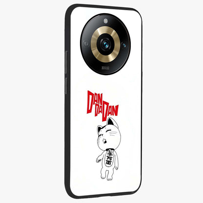 Playful Spirit Charm Glass Case upright view showcasing vibrant charm artwork with fun artistic theme.