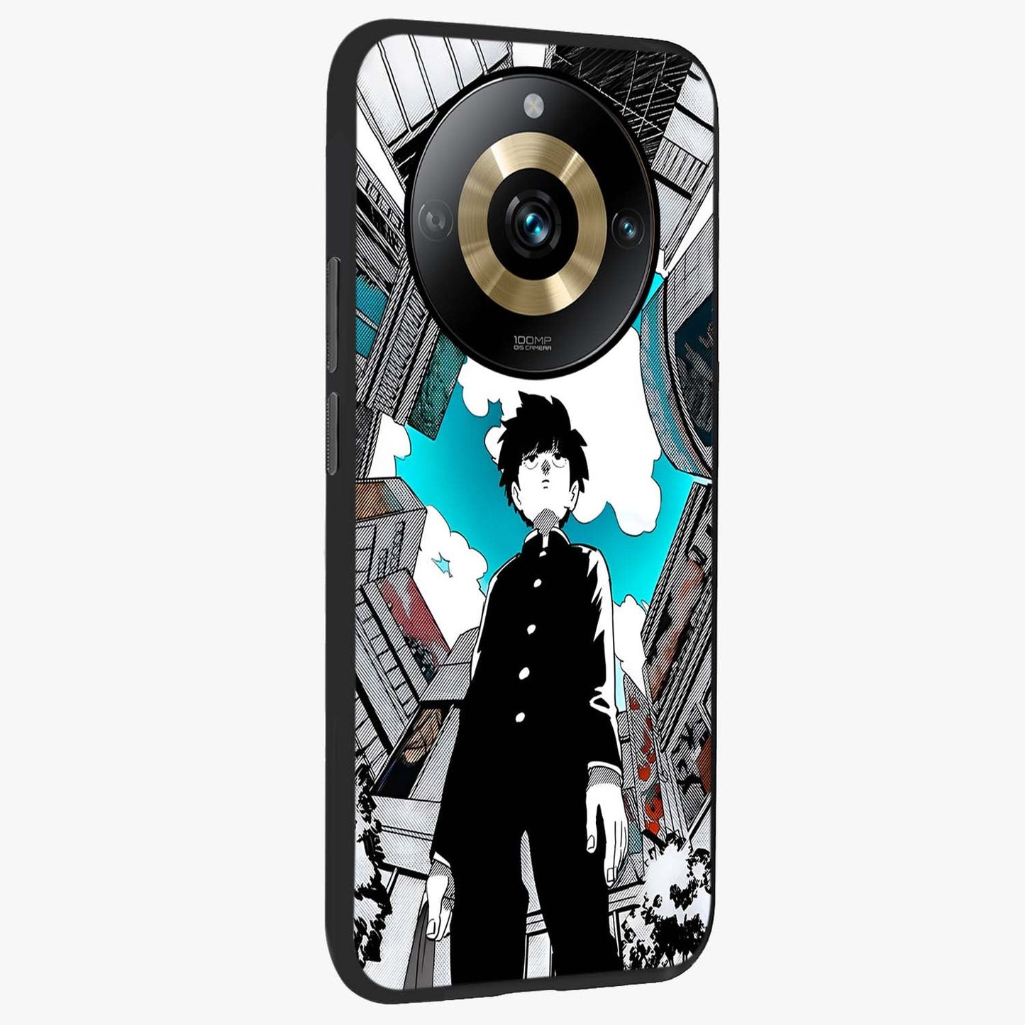 Silent Psychic Awakening Glass Case upright view showcasing symbolic psychic artwork with mysterious mystical theme.