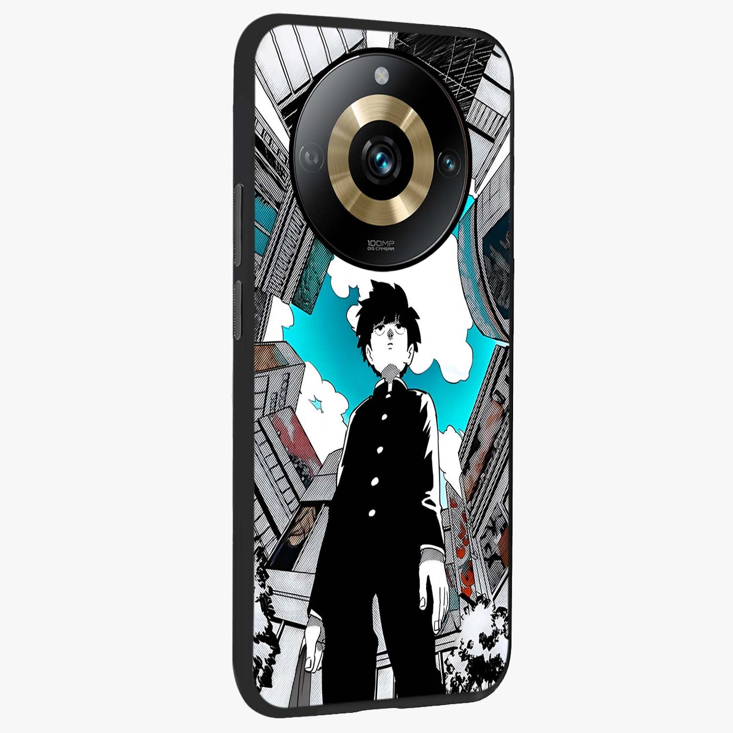 Silent Psychic Awakening Glass Case upright view showcasing symbolic psychic artwork with mysterious mystical theme.