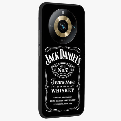 Vintage Whiskey Heritage Glass Case upright view showcasing stylish vintage whiskey artwork with timeless bar culture theme.