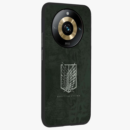 Wings Of Freedom Glass Case upright view showcasing powerful wings artwork with freedom themed design.