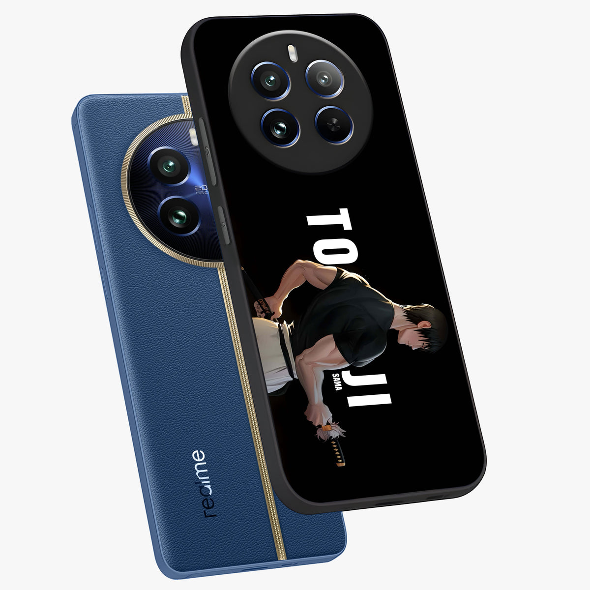 Midnight Blade Resolve Glass Case displayed in angled mockup highlighting powerful blade illustration with dramatic dark aesthetic.
