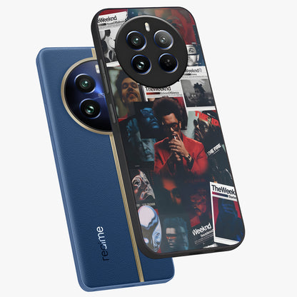 The Weeknd Glass Case displayed in angled mockup highlighting stylish pop culture inspired design with modern aesthetic.