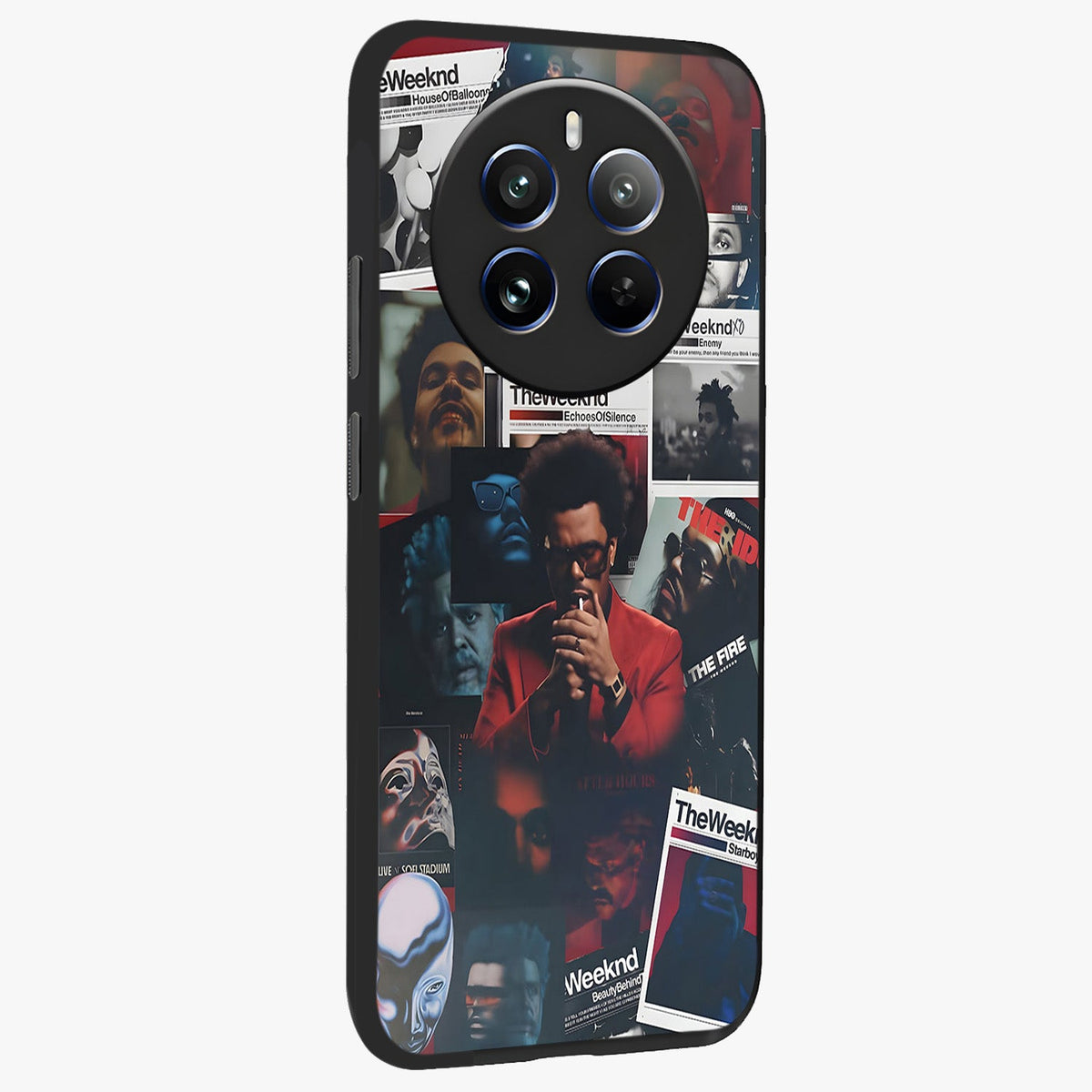 The Weeknd Glass Case upright view showcasing bold music themed artwork with contemporary artistic style.