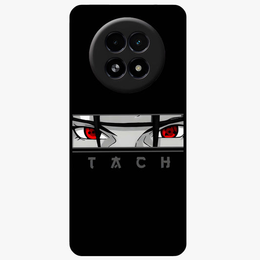 Scarlet Gaze Dominance Glass Case showing flat back view with striking red themed artwork and glossy glass finish.