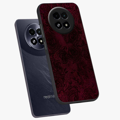 Crimson Fade Flow Glass Case displayed in angled mockup highlighting smooth gradient design with modern aesthetic style.
