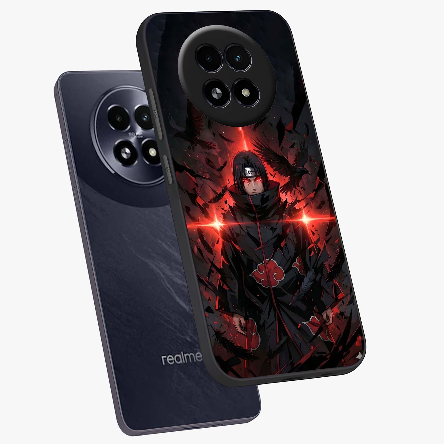 Focused Blade Discipline Glass Case displayed in angled mockup highlighting clean minimal text artwork with modern aesthetic style.