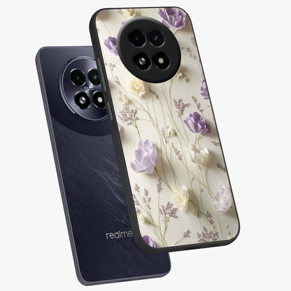 Lilac Breeze Harmony Glass Case displayed in angled mockup highlighting calm lilac breeze design with soothing aesthetic style.