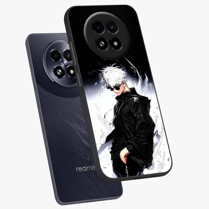Limitless Shadow King Glass Case displayed in angled mockup highlighting dramatic dark hero design with intense aesthetic.