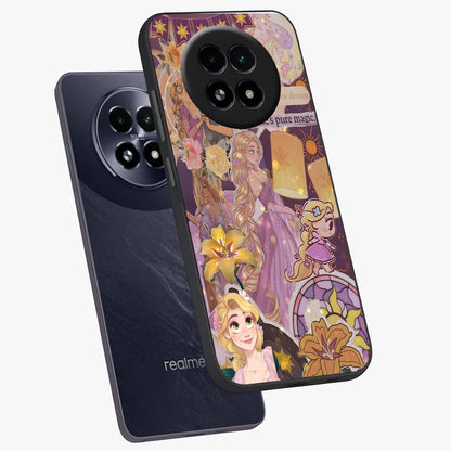 Magical Tangled Dream Glass Case displayed in angled mockup highlighting whimsical fantasy design with magical aesthetic.