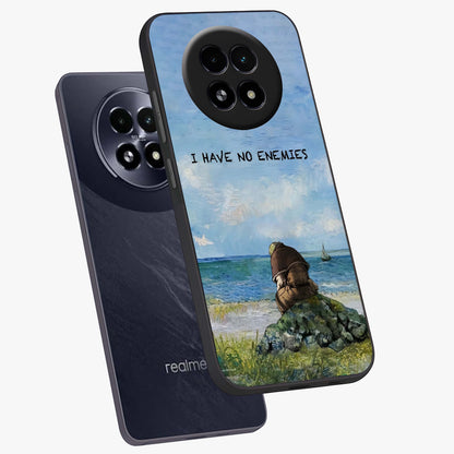 Peace Beyond War Glass Case displayed in angled mockup highlighting meaningful message design with artistic aesthetic style.
