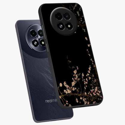 Petal Moon Light With Custom Name Glass Case displayed in angled mockup highlighting delicate petal design with custom name feature.