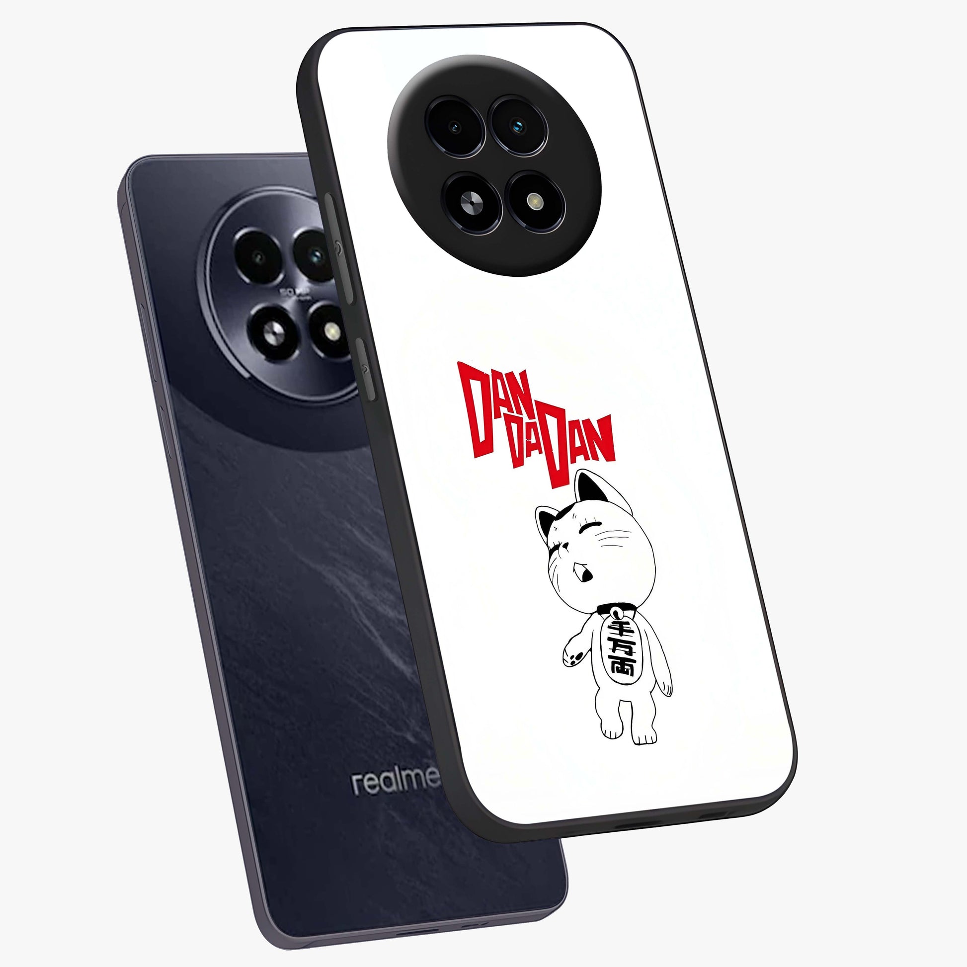 Playful Spirit Charm Glass Case displayed in angled mockup highlighting lively decorative design with playful aesthetic style.