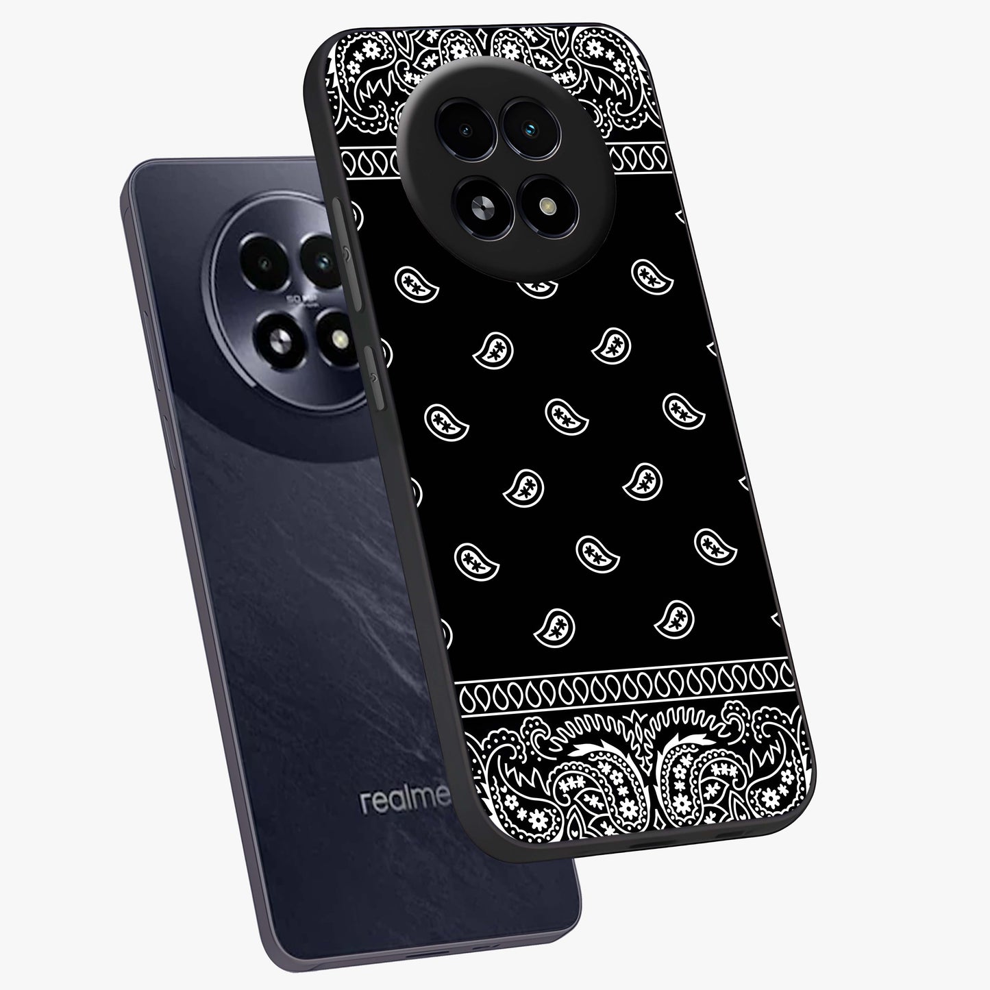 Retro Rebel Threads Glass Case displayed in angled mockup highlighting retro inspired graphic design with rebellious aesthetic.