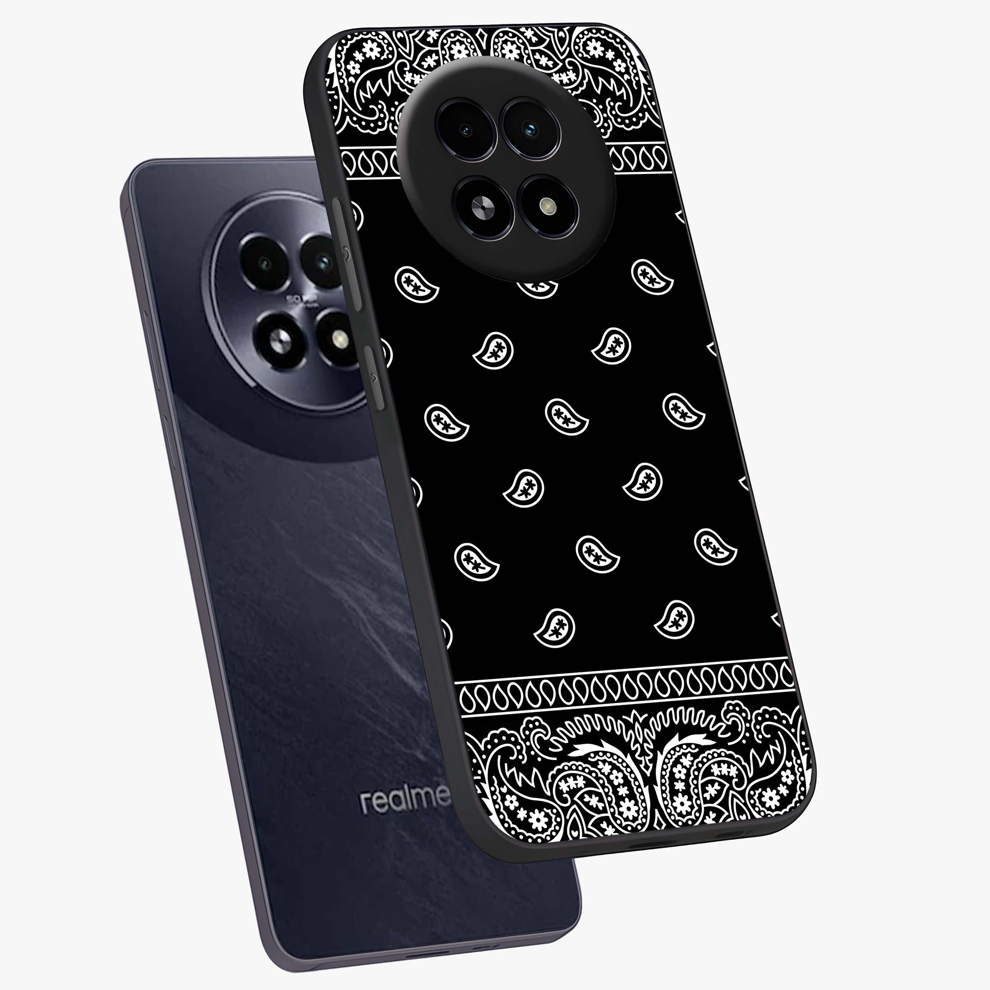 Retro Rebel Threads Glass Case displayed in angled mockup highlighting retro inspired graphic design with rebellious aesthetic.