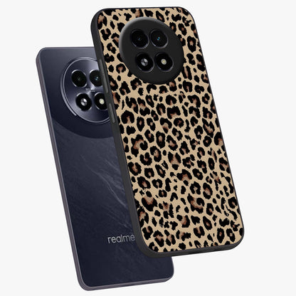 Savage Chic Pattern Glass Case displayed in angled mockup highlighting bold fashion inspired design with chic aesthetic.