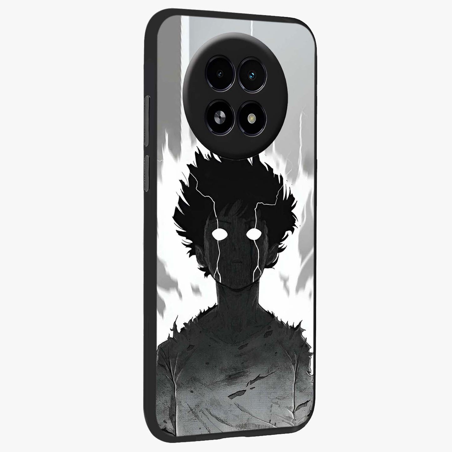 Awakened Inner Rage Glass Case upright view showcasing dramatic artwork with strong expressive aesthetic.