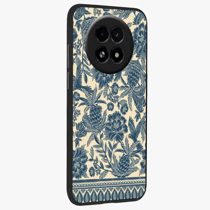 Heirloom Wild Bloom Glass Case upright view showcasing delicate wildflower artwork with timeless floral theme.