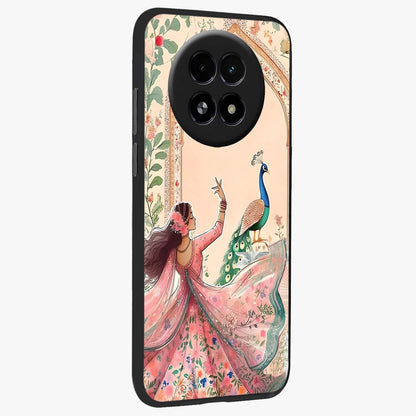 Royal Grace Muse Glass Case upright view showcasing stylish artistic artwork with sophisticated royal theme.