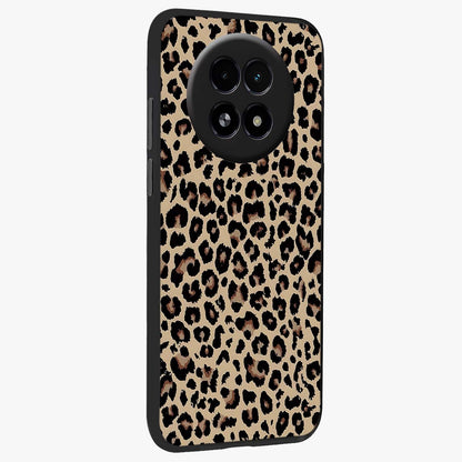 Savage Chic Pattern Glass Case upright view showcasing trendy decorative artwork with edgy fashion theme.