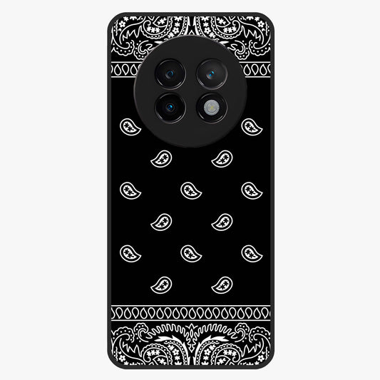 Retro Rebel Threads Glass Case showing flat back view with vintage street style artwork and glossy glass finish.