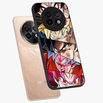 Anime Character Glass Case displayed in angled mockup highlighting colorful anime character illustration.