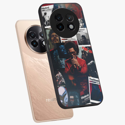 The Weeknd Glass Case displayed in angled mockup highlighting stylish pop culture inspired design with modern aesthetic.