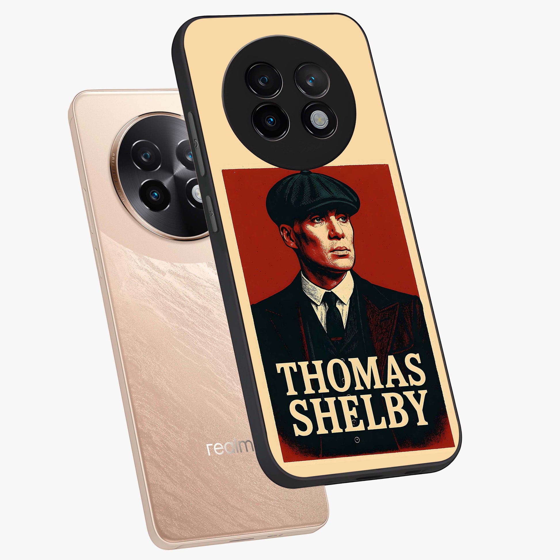 Vintage Mafia Authority Glass Case displayed in angled mockup highlighting powerful retro design with classic gangster aesthetic.