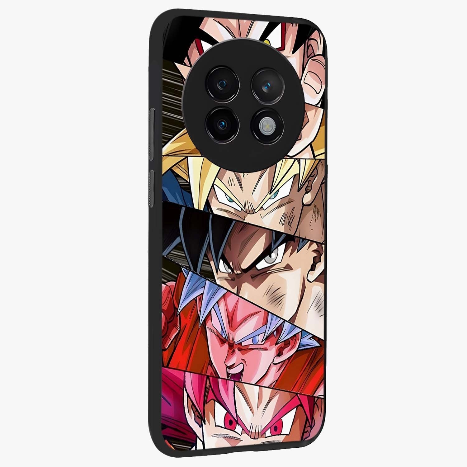 Anime Character Glass Case upright view showcasing expressive anime artwork with bold graphic style.