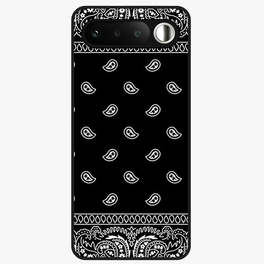 Retro Rebel Threads Glass Case showing flat back view with vintage street style artwork and glossy glass finish.
