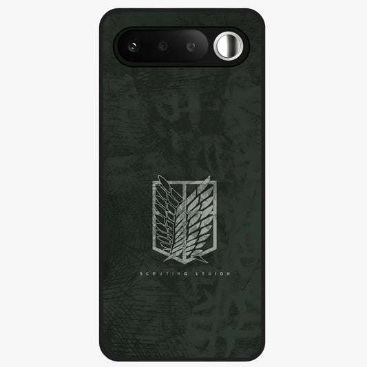 Wings Of Freedom Glass Case showing flat back view with symbolic wings artwork and glossy glass finish.
