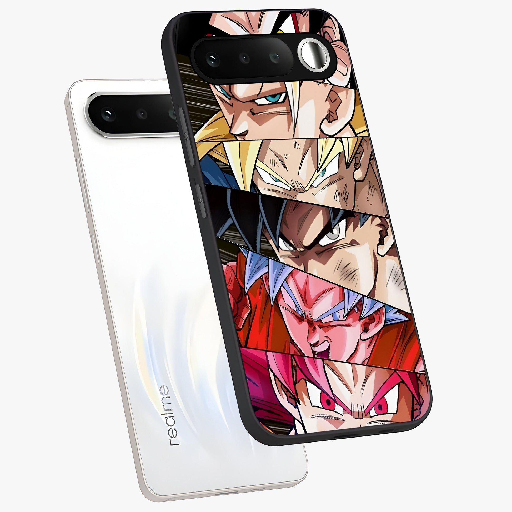 Anime Character Glass Case displayed in angled mockup highlighting colorful anime character illustration.