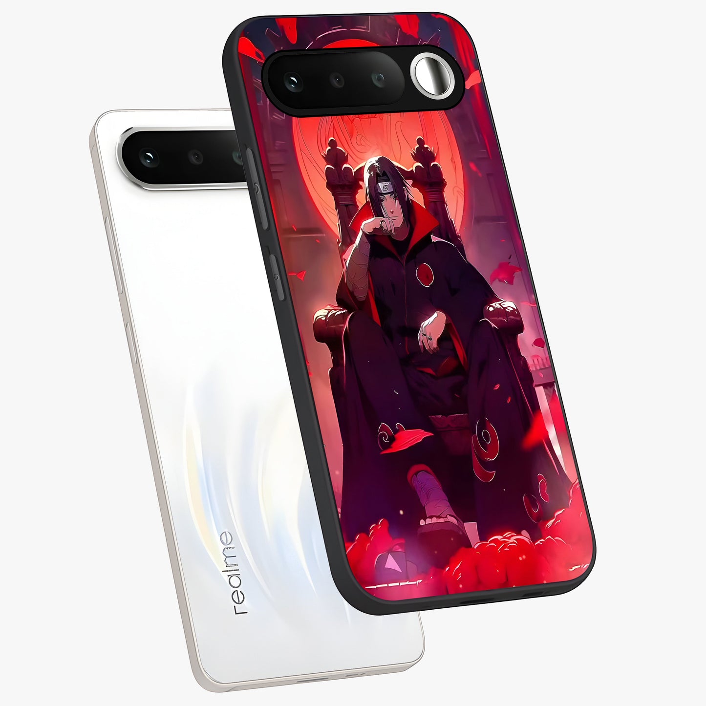 Blood Moon Sovereign Glass Case displayed in angled mockup highlighting dark celestial moon design and dramatic theme.