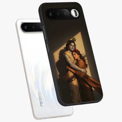 Divine Eternal Love Glass Case displayed in angled mockup highlighting elegant divine inspired design with peaceful aesthetic.